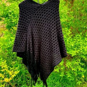 ACE black shawl